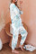 Mint Tie Dye Knit Long Sleeve Joggers Set