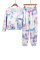 Multicolor Tie Dye Knit Long Sleeve Joggers Set