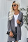 Gray Knit Cardigan