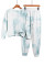 Mint Tie Dye Knit Long Sleeve Joggers Set