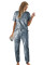 Gray Tie-dye T-shirt Pants PJ Set
