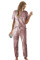 Red Tie-dye T-shirt Pants PJ Set
