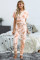 Orange Tie-dye T-shirt Pants PJ Set