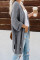 Gray Knit Cardigan