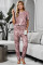 Red Tie-dye T-shirt Pants PJ Set