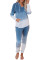 Blue Utopia Cotton Blend Tie Dye Hoodie Joggers Loungewear
