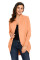 Light Orange Super Soft Long Sleeve Open Cardigan