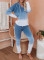 Blue Utopia Cotton Blend Tie Dye Hoodie Joggers Loungewear