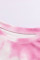 Pink Tie Dye Knit Long Sleeve Joggers Set