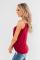Red Somewhere Next To You Twist Tank Top