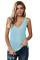 Sky Blue Knit Tank Top