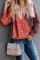 Out Of Sight Mixed Print Drape Blouse