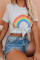 Pot Of Gold Heathered Rainbow Tee