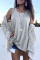 Gray Knot Front Jersey Tank