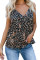 Apricot Fragment Printed Racerback Tank Top