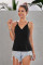 Black Spaghetti straps Slip Camisole