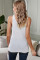 White Knit Tank Top