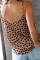 Brown Leopard Drape Tank