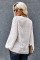 White Love You Boo Balloon Sleeve Blouse