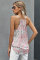 Pink Floral Drape Tank