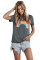Gray Pot Of Gold Heathered Rainbow Tee