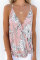 Pink Floral Drape Tank