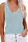 Sky Blue Knit Tank Top