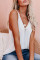 White Knit Tank Top
