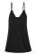 Black Spaghetti straps Slip Camisole