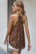 Brown Leopard Drape Tank