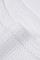 White Blossom Contrast Swiss Dot Knit Top
