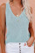 Sky Blue Knit Tank Top