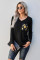 Sunflower Patch Pocket Long Sleeve Top
