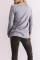 Distressed Leopard Lips Print Long Sleeve Top