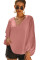 Pink Bells Will Be Ringing Balloon Sleeve Blouse