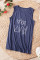 Be Kind Blue Tank Top