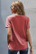 Kiss The Lip Distressed Cotton Tee