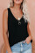 Black Knit Tank Top