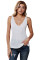 White Knit Tank Top