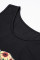 Black Skull Print Tank Top