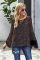 Black Lantern Sleeve Lace Up Blouse