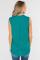 Green V-Neck Front Irregular Twist Hem Tank Top