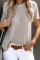 Apricot Short Sleeve Knit Top