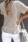 Apricot Short Sleeve Knit Top