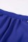 Blue Lace Long Sleeves Shift Above Knee Dress
