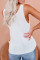 White Knit Tank Top