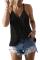 Black Spaghetti straps Slip Camisole