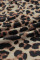 Leopard Printed Splicing T-Shirt