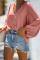 Pink Bells Will Be Ringing Balloon Sleeve Blouse