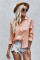 Orange Embossed Button Shirt